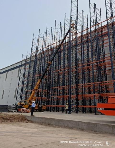 Filatex Bharuch ASRS structure, 2021, photo 2