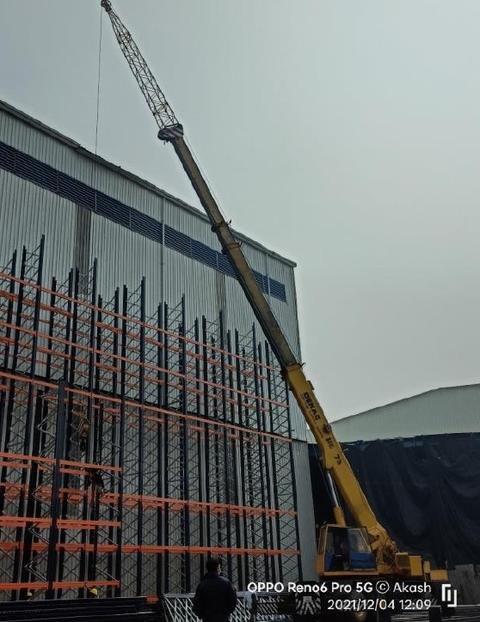 Filatex Bharuch ASRS structure, 2021, photo 3