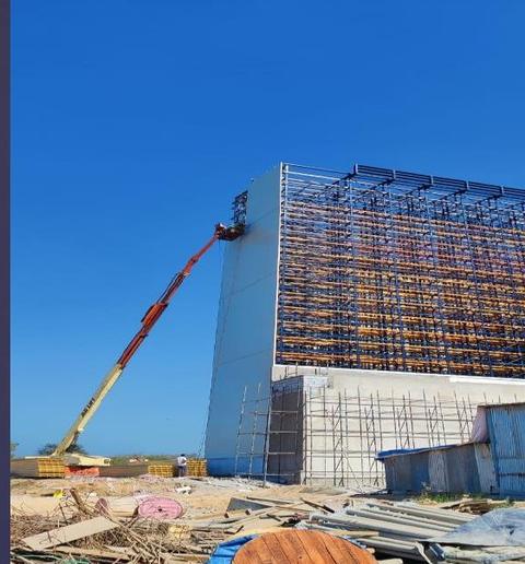 Zydus Ahmedabad ASRS structure, 2022, photo 1