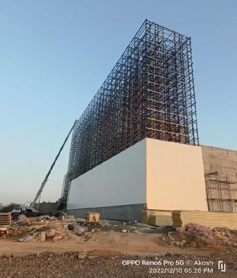 Zydus Ahmedabad ASRS structure, 2022, photo 2